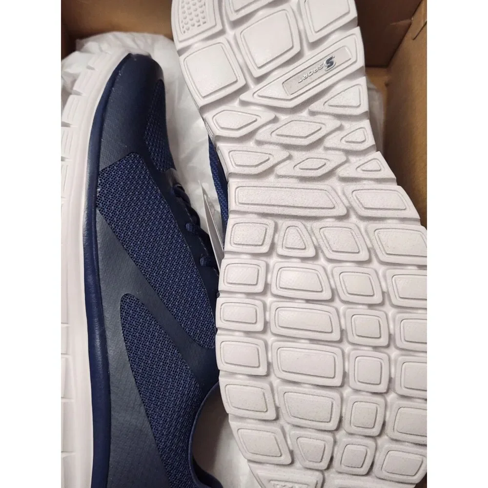 S Sport by Skechers Memory Foam Lace-up Sneakers Men's 11 Dark Blue